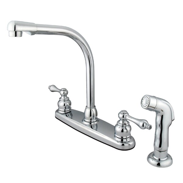 Victorian Centerset Kitchen Faucet, Chrome